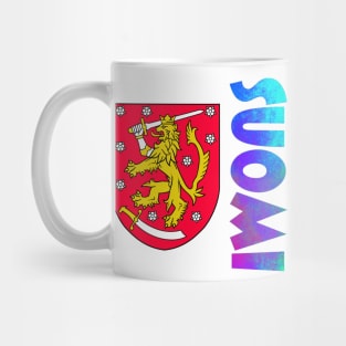 Suomi (Finland) Coat of Arms Design Mug